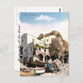 Old Postcard - Marina Piccola, Capri, Italien Postkarte (Vorne/Hinten)