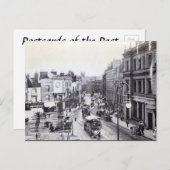 Old Postcard - Market Place, Derby Postkarte (Vorne/Hinten)