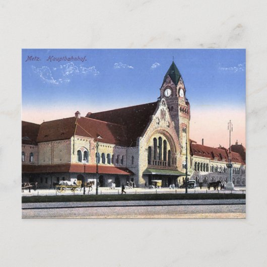 Old Postcard - Metz, Frankreich Postkarte (Vorderseite)
