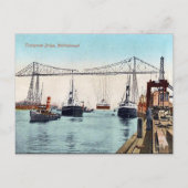 Old Postcard - Middlesborough Transporter Bridge Postkarte (Vorderseite)