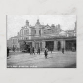 Old Postcard - Midland Station, Derby Postkarte (Vorderseite)