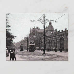 Old Postcard - Midland Station, Leicester Postkarte