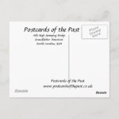 Old Postcard - Mile High Swinging Bridge, NC, USA Postkarte (Rückseite)