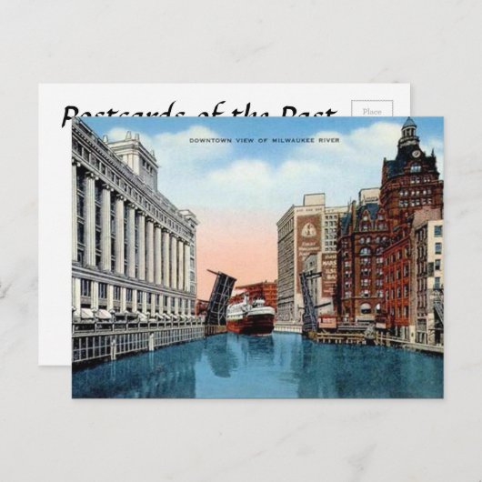Old Postcard - Milwaukee, Wisconsin, USA Postkarte (Vorne/Hinten)