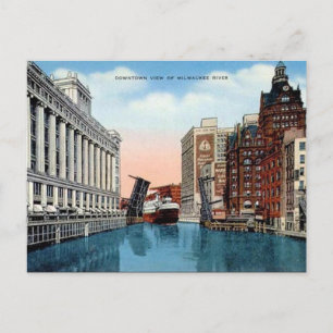 Old Postcard - Milwaukee, Wisconsin, USA Postkarte