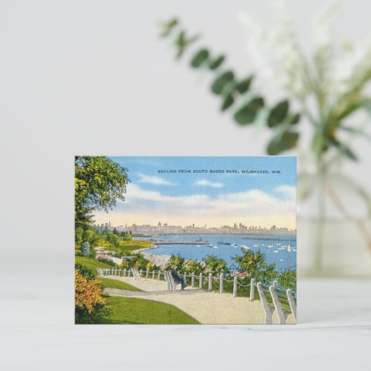 Old Postcard - Milwaukee, Wisconsin, USA Postkarte (Stehend Vorderseite)