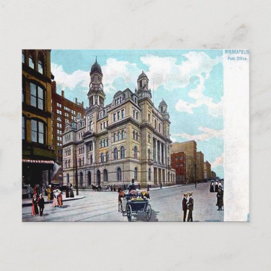 Old Postcard - Minneapolis, Minnesota, USA Postkarte (Vorderseite)