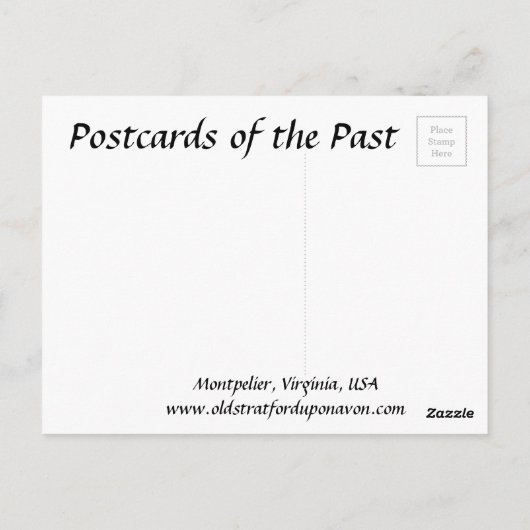 Old Postcard - Montpelier, Virginia, USA Postkarte (Rückseite)