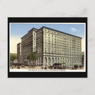 Old Postcard, Mount Royal Hotel, Montreal Postkarte