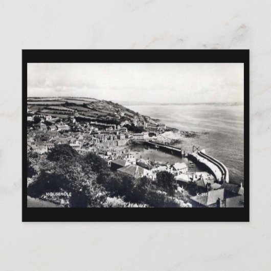 Old Postcard - Mousehole, Cornwall Postkarte (Vorderseite)