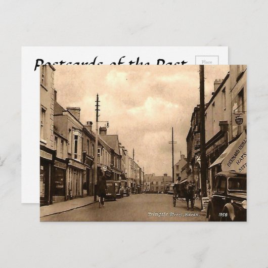 Old Postcard - Navan, Co Meath, Irland Postkarte (Vorne/Hinten)