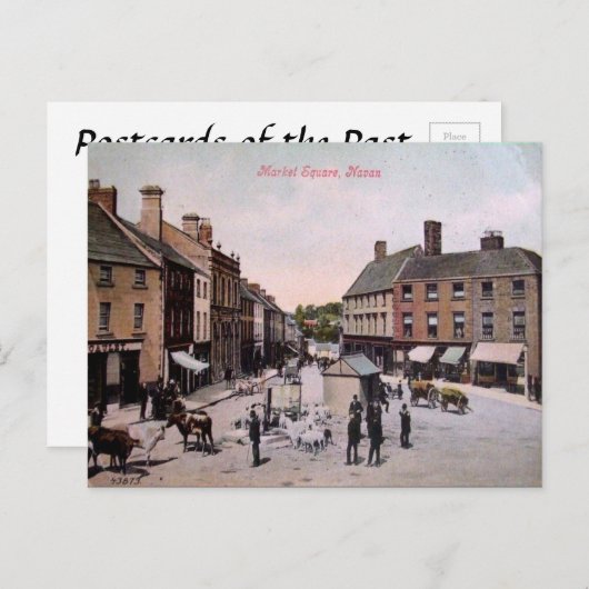 Old Postcard - Navan, Co Meath, Irland Postkarte (Vorne/Hinten)