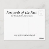 Old Postcard - New Street Station, Birmingham Postkarte (Rückseite)