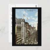 Old Postcard, New York City, 5th Avenue Postkarte (Vorne/Hinten)