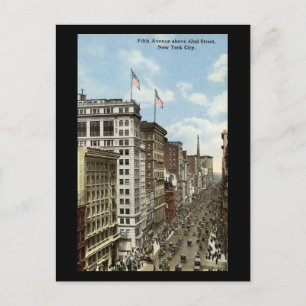Old Postcard, New York City, 5th Avenue Postkarte
