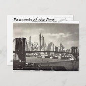 Old Postcard, New York City, Brooklyn Bridge Postc Postkarte (Vorne/Hinten)