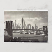 Old Postcard, New York City, Brooklyn Bridge Postc Postkarte (Vorderseite)