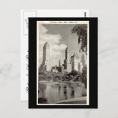 Old Postcard - New York City, Central Park Postkarte (Vorne/Hinten)