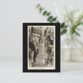 Old Postcard, New York City, Chrysler Gebäude Postkarte (Stehend Vorderseite)