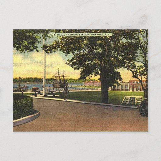 Old Postcard - Newport, Rhode Island, USA Postkarte (Vorderseite)