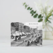 Old Postcard - Newton, Kansas Postkarte (Stehend Vorderseite)