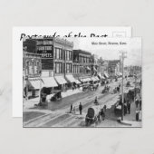 Old Postcard - Newton, Kansas Postkarte (Vorne/Hinten)