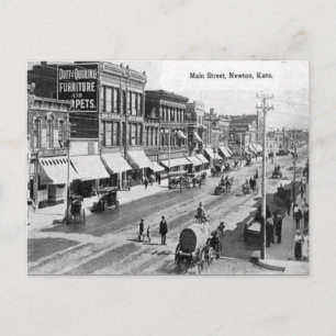 Old Postcard - Newton, Kansas Postkarte