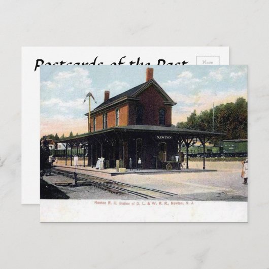 Old Postcard - Newton, New Jersey, USA Postkarte (Vorne/Hinten)