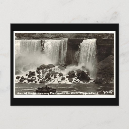 Old Postcard - Niagara Falls Postkarte (Vorderseite)