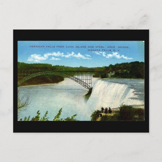 Old Postcard - Niagara Falls Postkarte (Vorderseite)