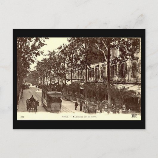 Old Postcard - Nice, Frankreich Postkarte (Vorderseite)