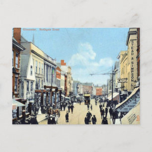 Old Postcard - Northgate St, Gloucester, England Postkarte