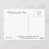 Old Postcard - Obelisk, Central Park, NYC, 1917 Postkarte (Rückseite)