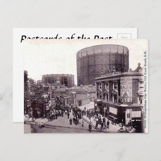 Old Postcard - Old Kent Rd, London Postkarte (Vorne/Hinten)