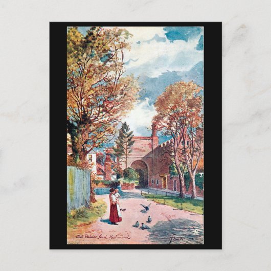 Old Postcard - Old Palace Yard, Richmond, London Postkarte (Vorderseite)