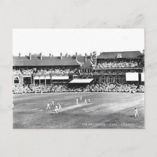 Old Postcard - Oval Cricket Ground, London Postkarte