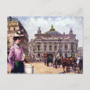 Old Postcard - Paris - l'Opera Postkarte