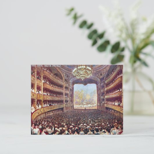 Old Postcard - Paris Opera Postkarte (Stehend Vorderseite)