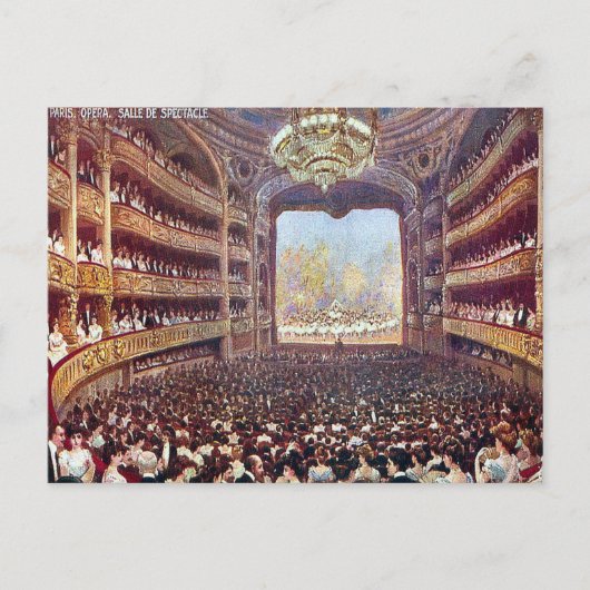 Old Postcard - Paris Opera Postkarte (Vorderseite)