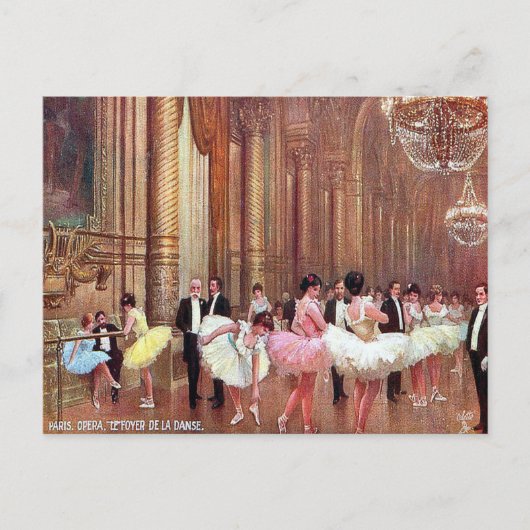 Old Postcard - Paris Opera Postkarte (Vorderseite)