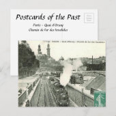 Old Postcard - Paris, Quai d'Orsay Postkarte (Vorne/Hinten)