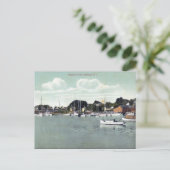 Old Postcard - Pawtuxet Cove, Rhode Island, USA Postkarte (Stehend Vorderseite)