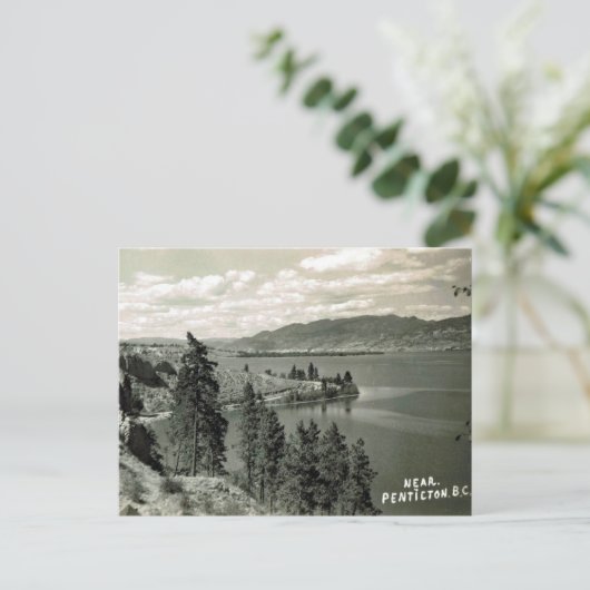 Old Postcard - Penticton, British Columbia, Kanada Postkarte (Stehend Vorderseite)