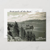 Old Postcard - Penticton, British Columbia, Kanada Postkarte (Vorne/Hinten)