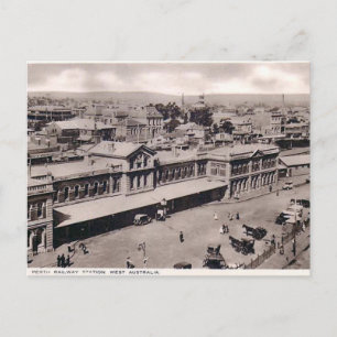 Old Postcard - Perth, Western Australien Postkarte
