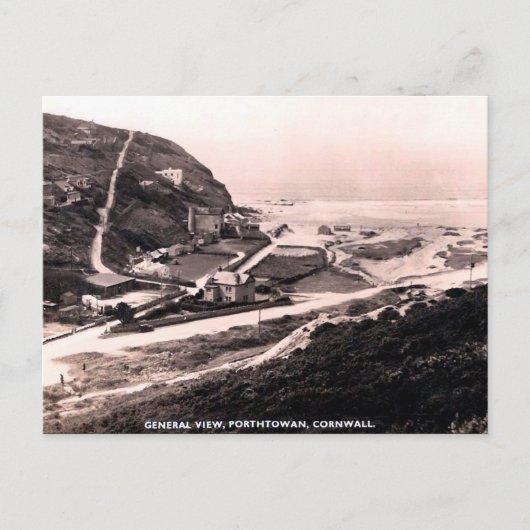 Old Postcard - Porthtowan, Cornwall Postkarte (Vorderseite)