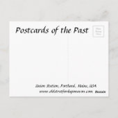 Old Postcard - Portland, Maine, USA Postkarte (Rückseite)