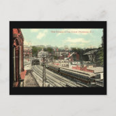 Old Postcard - Providence RI, Eisenbahntunnel Postkarte (Vorderseite)