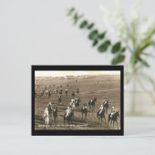 Old Postcard - Racehorses at Newmarket Postkarte (Stehend Vorderseite)