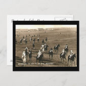Old Postcard - Racehorses at Newmarket Postkarte (Vorne/Hinten)